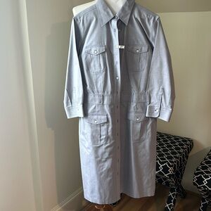 Brooks Brothers 100% blue cotton dress.